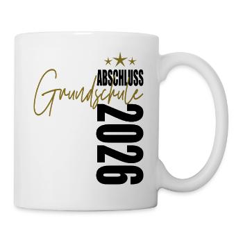 Abschluss 2026 Grundschule - Tasse - Weiß - Rechts