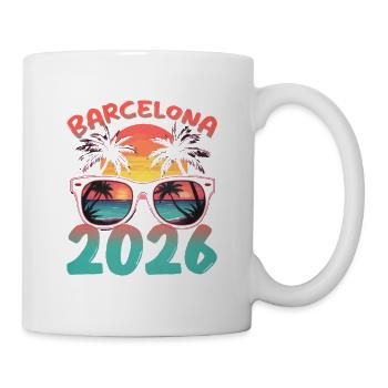 Barcelona 2026 - Tasse - Weiß - Rechts