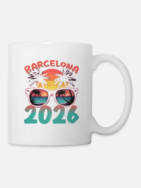 Barcelona 2026 - Tasse - Weiß