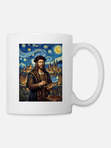 Albrecht Durer Sternennacht - Tasse - Weiß
