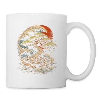 Bonsaibaum - Tasse - Weiß - Rechts