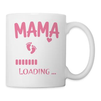Mama 2026 Schwanger - Tasse - Weiß - Rechts