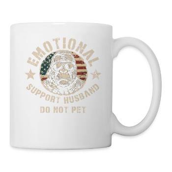 Emotional Ape Do Not Pet Tee - Mug - white - Right