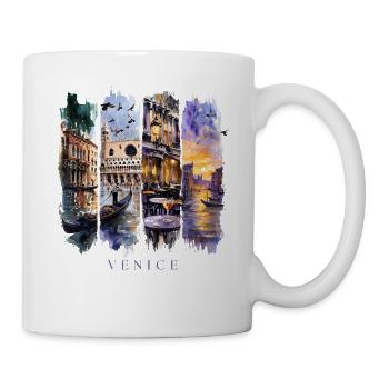 Venedig Urlaub Travel – Italien Geschenk - Tasse - Weiß - Rechts