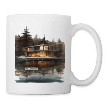 Disparus dans la maison du lac Comfort - Mug blanc - blanc - Droite