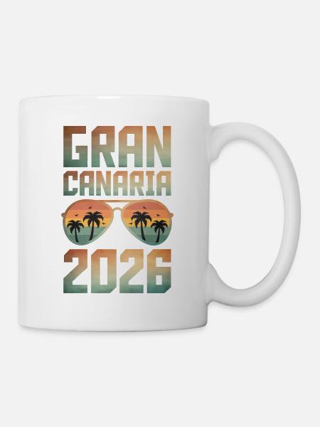 Gran Canaria 2026 - Tasse - Weiß