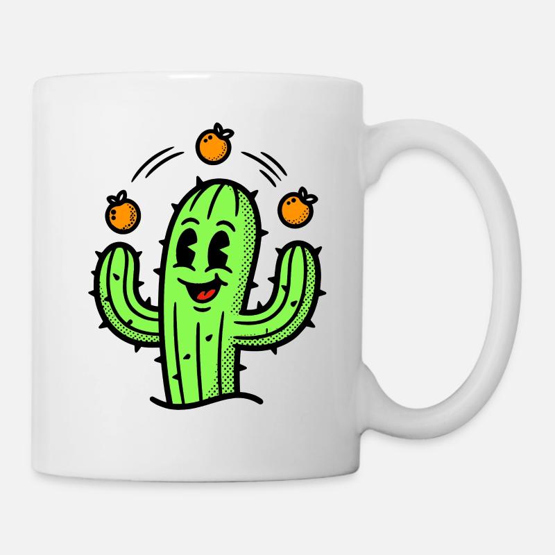 Ein Kaktus mit echtem Talent - Tasse - Weiß