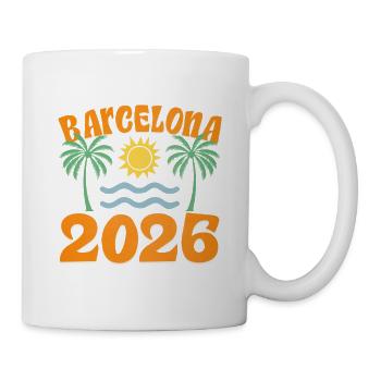 Barcelona 2026 - Tasse - Weiß - Rechts