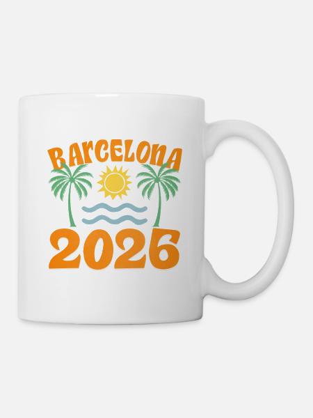 Barcelona 2026 - Tasse - Weiß