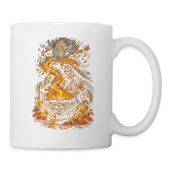Dia de los Muertos Witch - Mug blanc - blanc - Droite