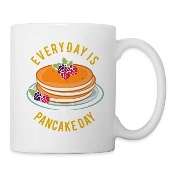 Chaque jour, c’est la journée des crêpes – Amour des crêpes - Mug blanc - blanc - Droite