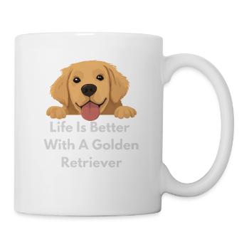 Golden Retriever Joy - Mug - white - Right