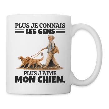L'Amour de mon Papa : Hommage et Souvenir - Mug blanc - blanc - Droite