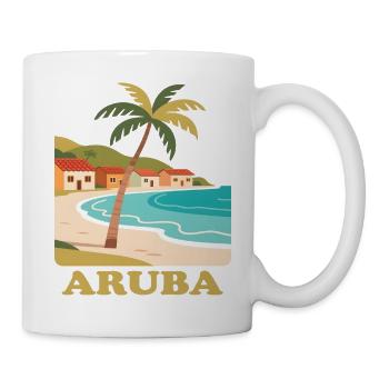 Aruba - Tasse - Weiß - Rechts