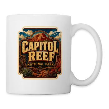 Capitol Reef National Park - Tasse - Weiß - Rechts