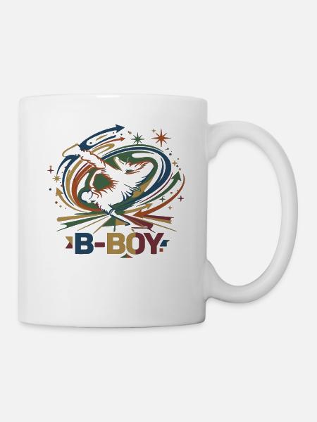 Breakdance B-Boy Graffiti Streetdance - Tasse - Weiß