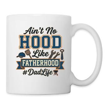 Dad Life Fatherhood Werkzeug Grill Papa - Tasse - Weiß - Rechts