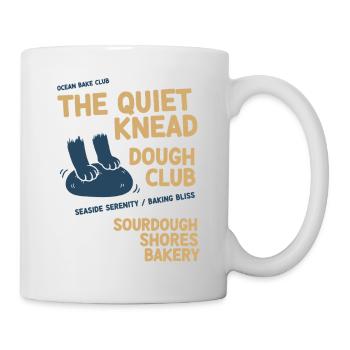 Pain au levain La boulangerie Quiet Knead Dough Club - Mug blanc - blanc - Droite