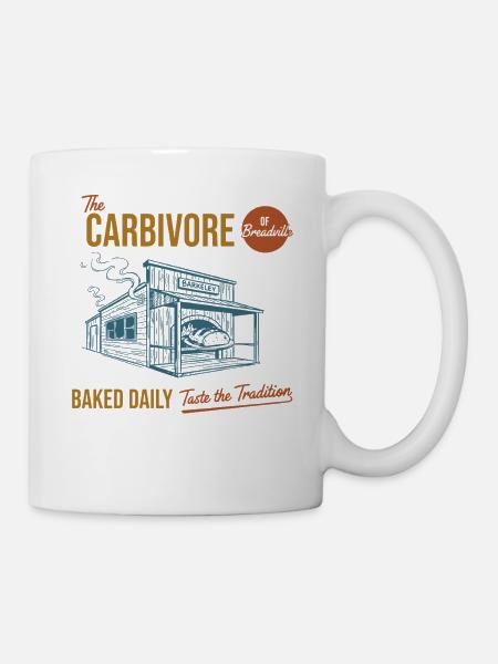 Sauerteigbrot Backkarbivore aus Breadville - Tasse - Weiß
