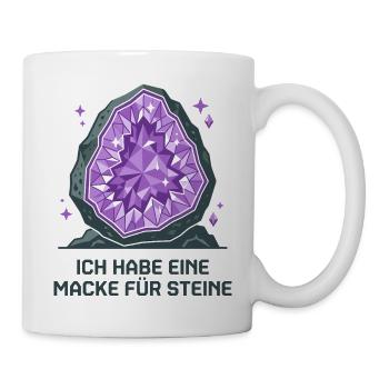 Geologe, Steine Sammeln, Hobby - Tasse - Weiß - Rechts