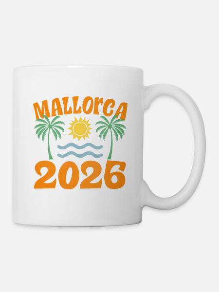 Mallorca 2026 - Tasse - Weiß