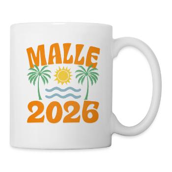 Malle 2026 - Tasse - Weiß - Rechts