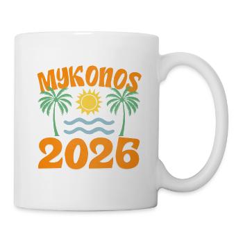 Mykonos 2026 - Tasse - Weiß - Rechts