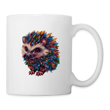 Igel Bunt - Tasse - Weiß - Rechts