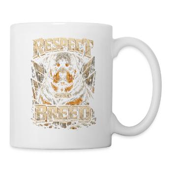 Le Rottweiler Respecte la Race - Mug blanc - blanc - Droite