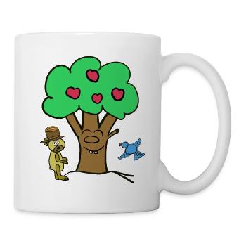 Pommier Arbre Ours en peluche Enfant d’été - Mug blanc - blanc - Droite