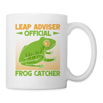Frog Catcher Leap Adviser Official Frog - Tasse - Weiß - Rechts