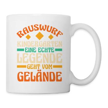 Eine Legende Geht vom Gelände - Tasse - Weiß - Rechts