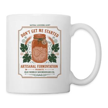 sourdough Bread Baking Baker Sourdough Starter - Mug - white - Right