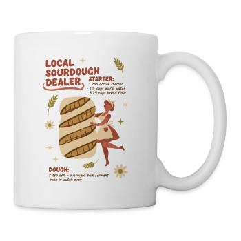 Pain au levain Dealer local de pain au levain - Mug blanc - blanc - Droite