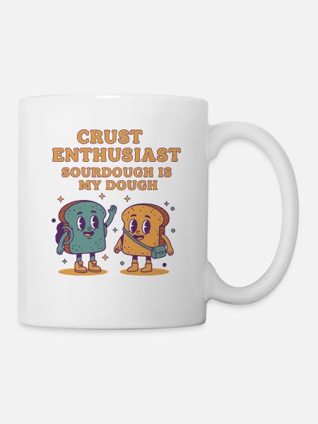Sauerteig-Backteig-Enthusiast für Sauerteig - Tasse - Weiß
