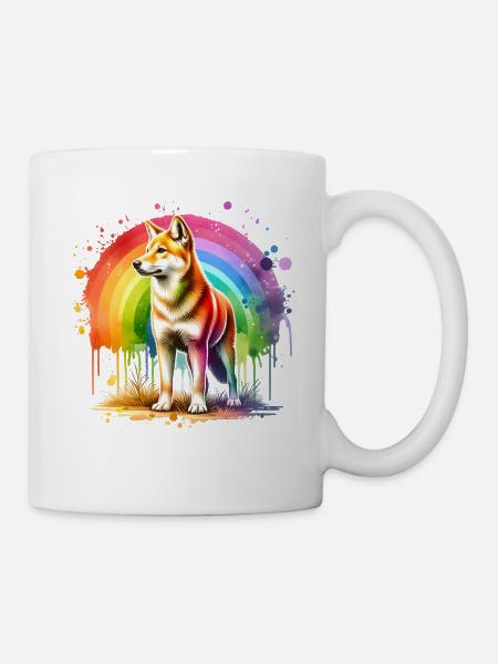 Australischer Wildhund Geschenk - Tasse - Weiß