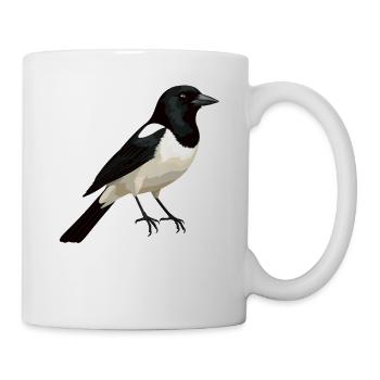 Elstern Elster - Tasse - Weiß - Rechts
