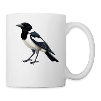 Elstern Elster - Tasse - Weiß - Rechts