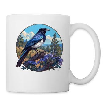Elstern Elster - Tasse - Weiß - Rechts