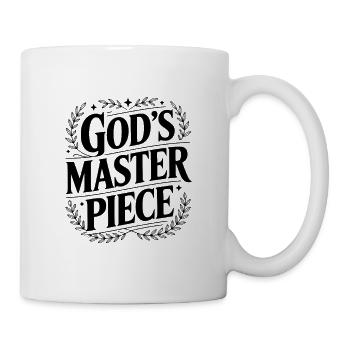 Gottes Meisterwerk - Tasse - Weiß - Rechts