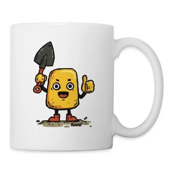 Sunny Shovel Pal Mascot - Mug - white - Right