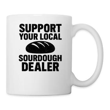 Baking Baker Baker Sourdough Bread Gift Idea - Mug - white - Right