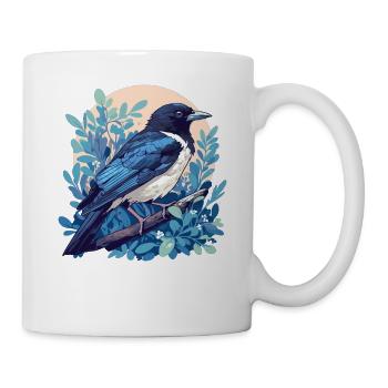 Elstern Elster - Tasse - Weiß - Rechts