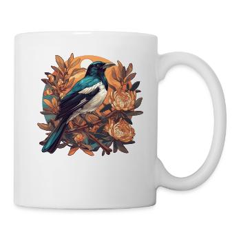 Elstern Elster - Tasse - Weiß - Rechts