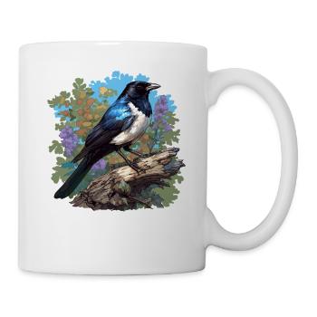 Elstern Elster - Tasse - Weiß - Rechts