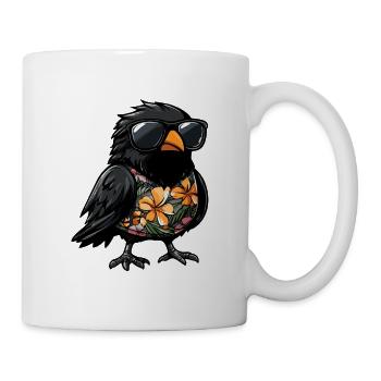 Vacances de bandes dessinées Raven Crow - Mug blanc - blanc - Droite