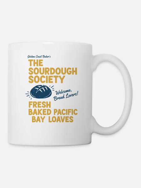 Sauerteigbrot-Backbäcker-Gesellschaft - Tasse - Weiß