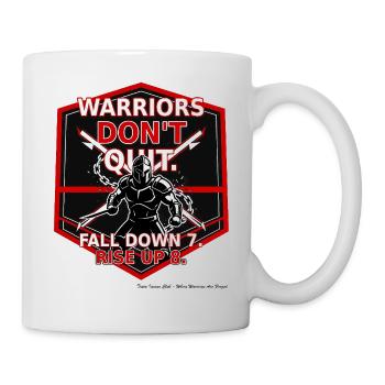 Warrior perseverance - Mug - white - Right