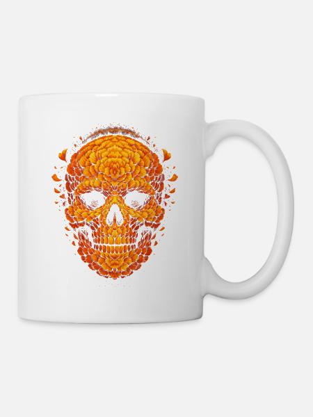 Dia De Los Muertos - Tasse - Weiß