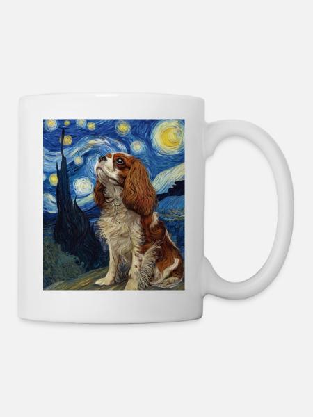 Cavalier King Charles Spaniel - Tasse - Weiß